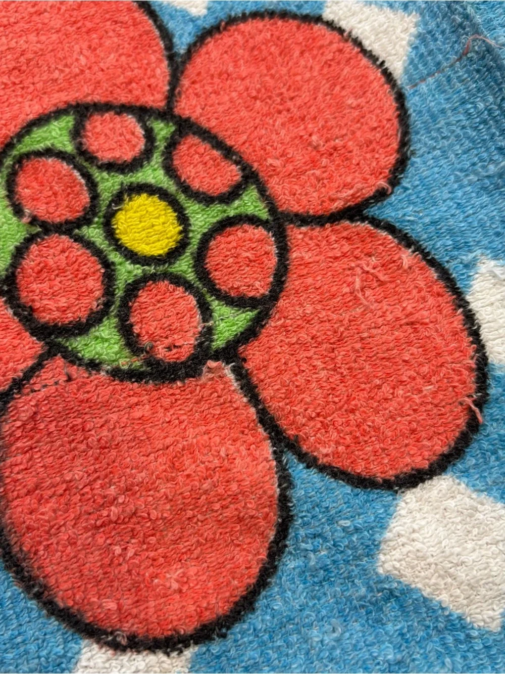 Rare Extra Large Vintage Beach Towel